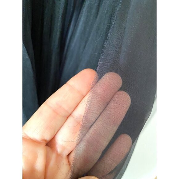 Ralph Lauren Purple Label Sylvia Tulle MaxiSkirt sz 2 black silk organza formal - Picture 8 of 17